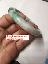 Load image into Gallery viewer, 53.7mm Certified 100% natural Type A sunny green purple jadeite jade bangle BQ35-4145