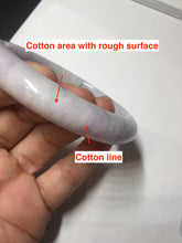 Load image into Gallery viewer, 61.4mm certified 100% natural type A sunny green/purple jadeite jade bangle BN87-8718