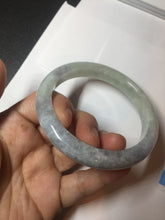 Load image into Gallery viewer, 61.5mm Certified Type A 100% Natural white/light purple/green Jadeite Jade bangle BF120-1933