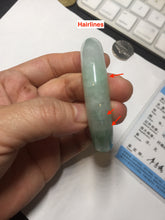 Load image into Gallery viewer, 54.3mm certified 100% natural Type A sunny green jadeite jade bangle PB164-4654