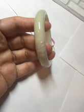 Load image into Gallery viewer, 57.9mm certified Type A 100% Natural beige yellow Jadeite Jade bangle G45-6731