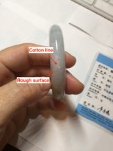 Load image into Gallery viewer, 54mm Certified type A 100% Natural light green white Jadeite bangle PB198-6655