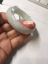 Load image into Gallery viewer, 52.5mm Certificated  Type A100% green/white thin Jadeite Jade bangle F10-1164