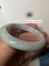 Load image into Gallery viewer, 56.8mm Certified Type A 100% Natural yellow/purple/green(FU LU SHOU) Jadeite Jade bangle AC87-0747