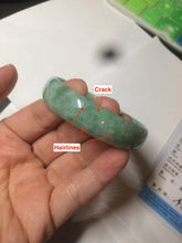 Load image into Gallery viewer, 52.5mm certified 100% natural Type A sunny green jadeite jade bangle BK5-3359