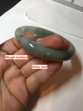 Load image into Gallery viewer, 57.5mm Certified 100% natural Type A dark green jadeite jade bangle AX131-7690