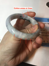 Load image into Gallery viewer, 56.4 mm certificated Type A 100% Natural green purple yellow Jadeite Jade bangle BL64-6220