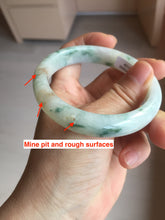 Load image into Gallery viewer, 57.7mm certified Type A 100% Natural light green/red/white Jadeite Jade bangle BP17-8109