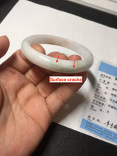 Load image into Gallery viewer, 52.8mm Certificated 100% natural type A sunny green/white/red jadeite jade bangle AF91-3177