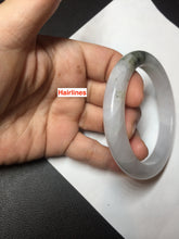 Load image into Gallery viewer, 57.2mm Certified Type A 100% Natural icy watery white purple black brown Jadeite Jade bangle BL72-7066