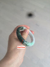 Load image into Gallery viewer, 51 mm Certified Type A 100% Natural fresh sunny green/white Jadeite Jade AX11-1655
