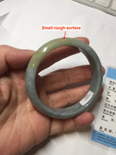 Load image into Gallery viewer, 56.5mm Certified Type A 100% Natural blue/gray/black/brown Guatemala Jadeite jade bangle PD163-6306