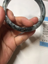 Load image into Gallery viewer, 62mm Certified Type A 100% Natural dark green red Jadeite bangle PD138-6234