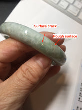 Load image into Gallery viewer, 58mm Certificate 100% natural type A sunny green brown jadeite jade bangle D139-4022