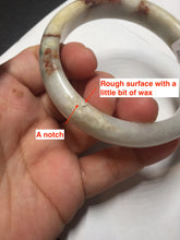 Load image into Gallery viewer, 57.1mm certified 100% natural type A green/red/brown jadeite jade bangle GL37-17-8651