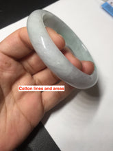 Load image into Gallery viewer, 57.5 mm Certified Type A 100% Natural sunny green/light purple Jadeite Jade bangle BM26-0790