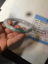 Load image into Gallery viewer, 57.8mm certified 100% natural type A green/purple/brown round cut jadeite jade bangle BF102-1686