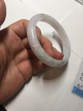 Load image into Gallery viewer, 56.3mm certified 100% natural type A icy watery green/purple jadeite jade bangle AR114-3556