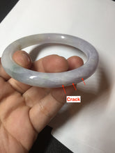Load image into Gallery viewer, 56.5mm 100% natural type A white/purple/blue/green round cut jadeite jade bangle BL117-9431
