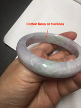 Load image into Gallery viewer, 55.4mm Certified type A 100% Natural sunny green/purple/orange(Fu LU SHOU) Jadeite bangle BN44-5132