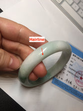 Load image into Gallery viewer, 57.4mm certified 100% natural type A sunny green/purple/yellow jadeite jade bangle BN102-7712