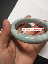 Load image into Gallery viewer, 59mm Certified Type A 100% Natural sunny green purple Jadeite Jade bangle BP40-1180