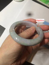 Load image into Gallery viewer, 53.5mm certified 100% natural certified yellow/green/purple (福禄寿)jadeite jade bangle AC78-1125