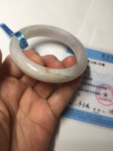 Load image into Gallery viewer, 56mm certified 100% natural type A icy watery white red purple jadeite jade bangle AH98-0544