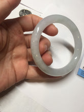 Load image into Gallery viewer, 54.2mm Certified Type A 100% Natural light green/purple/white round cut Jadeite bangle PD103-4905