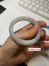 Load image into Gallery viewer, 51.8mm certified 100% natural Type A light green/yellow jadeite jade bangle AJ73-8588