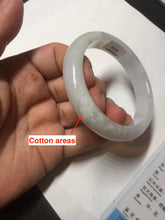 Load image into Gallery viewer, 51.5mm certified 100% natural type A icy watery light green/purple jadeite jade bangle BQ1-8154