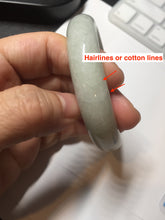 Load image into Gallery viewer, 56.8mm certified Type A 100% Natural sunny green light green Jadeite Jade bangle D140-4008