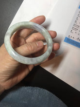 Load image into Gallery viewer, 58.5mm Certified Type A 100% Natural white/light purple/green Jadeite Jade bangle BF121-1927