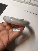 Load image into Gallery viewer, 54.5mm Certified Type A 100% Natural green white blue green brown purple Jadeite Jade bangle H158-7060