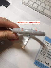 Load image into Gallery viewer, 58.5mm certified 100% natural type A light green/white/purple round cut jadeite jade bangle PC33-2675