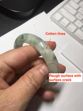 Load image into Gallery viewer, 55.5mm Certified 100% natural Type A fresh green yellow orange jadeite jade bangle BN1-6331