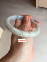 Load image into Gallery viewer, 61.5mm Certified Type A 100% Natural white/light purple/green Jadeite Jade bangle BF120-1933