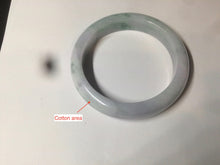 Load image into Gallery viewer, 56.2mm certified Type A 100% Natural green/purple/white Jadeite Jade bangle AY74-5914