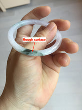 Load image into Gallery viewer, 49.5mm Certified Type A 100% Natural icy watery light green purple Jadeite Jade bangle PA73-6337