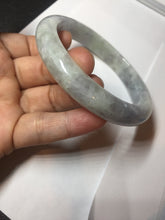 Load image into Gallery viewer, 61.5mm Certified Type A 100% Natural white/light purple/green Jadeite Jade bangle BF108-1925