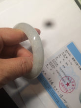 Load image into Gallery viewer, 54.9mm certified natural Type A green/yellow/white jadeite jade bangle A107-5051
