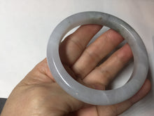 Load image into Gallery viewer, 57.2mm Certified Type A 100% Natural icy watery white purple black brown Jadeite Jade bangle BL72-7066
