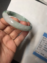 Load image into Gallery viewer, 56.5mm Certificated sunny green/dark green/white jadeite jade bangle BK120-8240