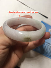 Load image into Gallery viewer, 54mm Certified type A 100% Natural light green purple white Jadeite bangle BP170-1055