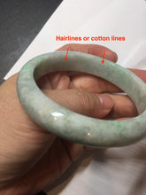 Load image into Gallery viewer, 58mm Certificate 100% natural type A sunny green brown jadeite jade bangle D139-4022
