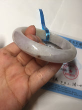 Load image into Gallery viewer, 56mm certified 100% natural type A icy watery white red purple jadeite jade bangle AH98-0544