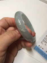 Load image into Gallery viewer, 51.4mm Certified Type A 100% Natural icy watery light green jadeite Jade bangle BK123-3400
