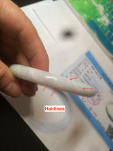 Load image into Gallery viewer, 58mm certified 100% natural sunny green/white/brown round cut jadeite jade bangle AX102-5430