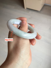 Load image into Gallery viewer, 54.5mm Certified Type A 100% Natural green white blue green brown purple Jadeite Jade bangle H158-7060