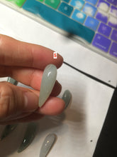 Load image into Gallery viewer, 100% Natural type A icy purple/green/white wolf fang Jadeite Jade pendant AX24